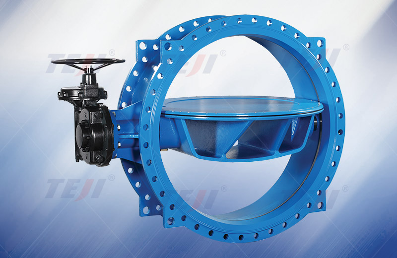 Flange double eccentric butterfly valve